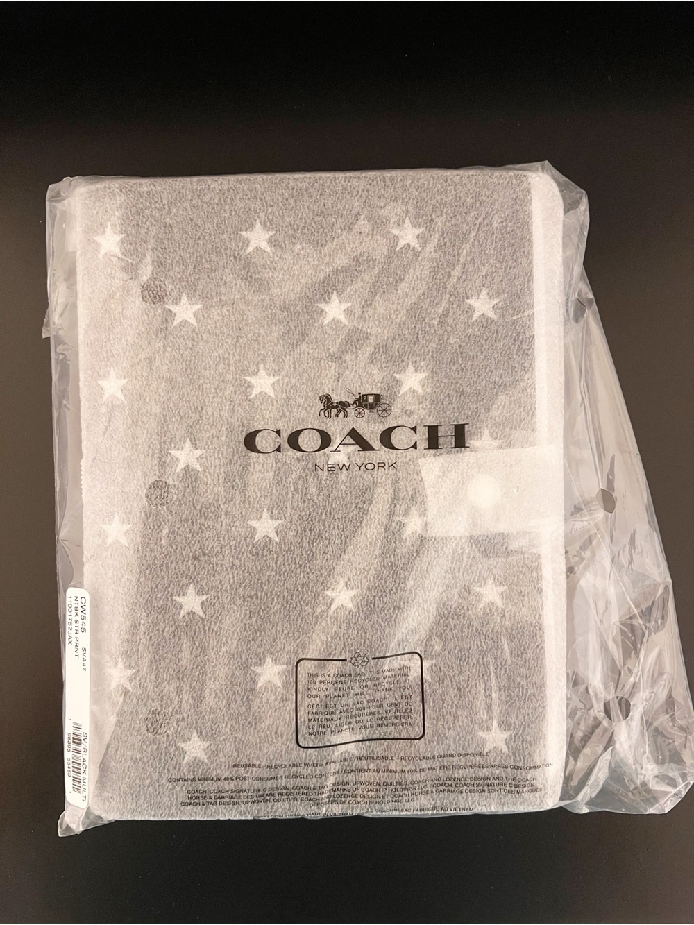 NWT Coach Star Notebook